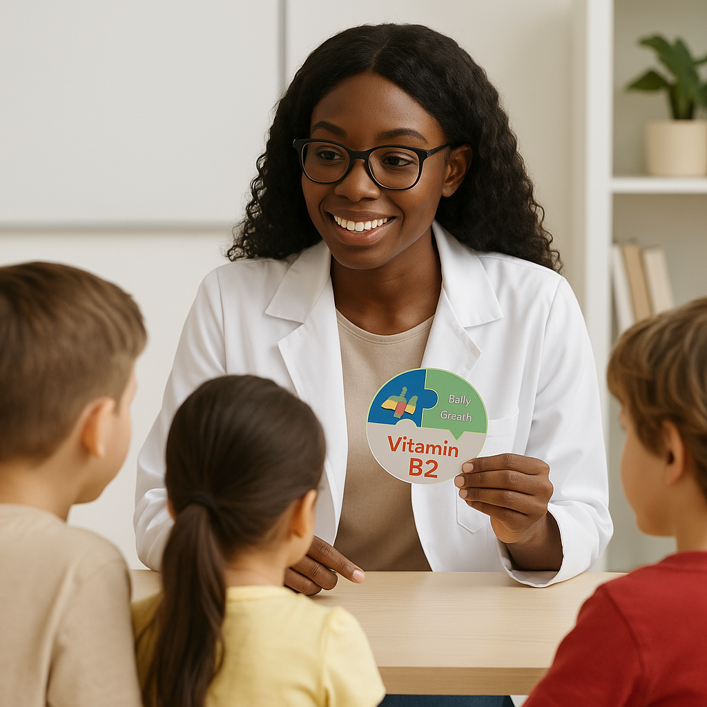 Educational Vitamin Puzzle Set – 13 Pieces