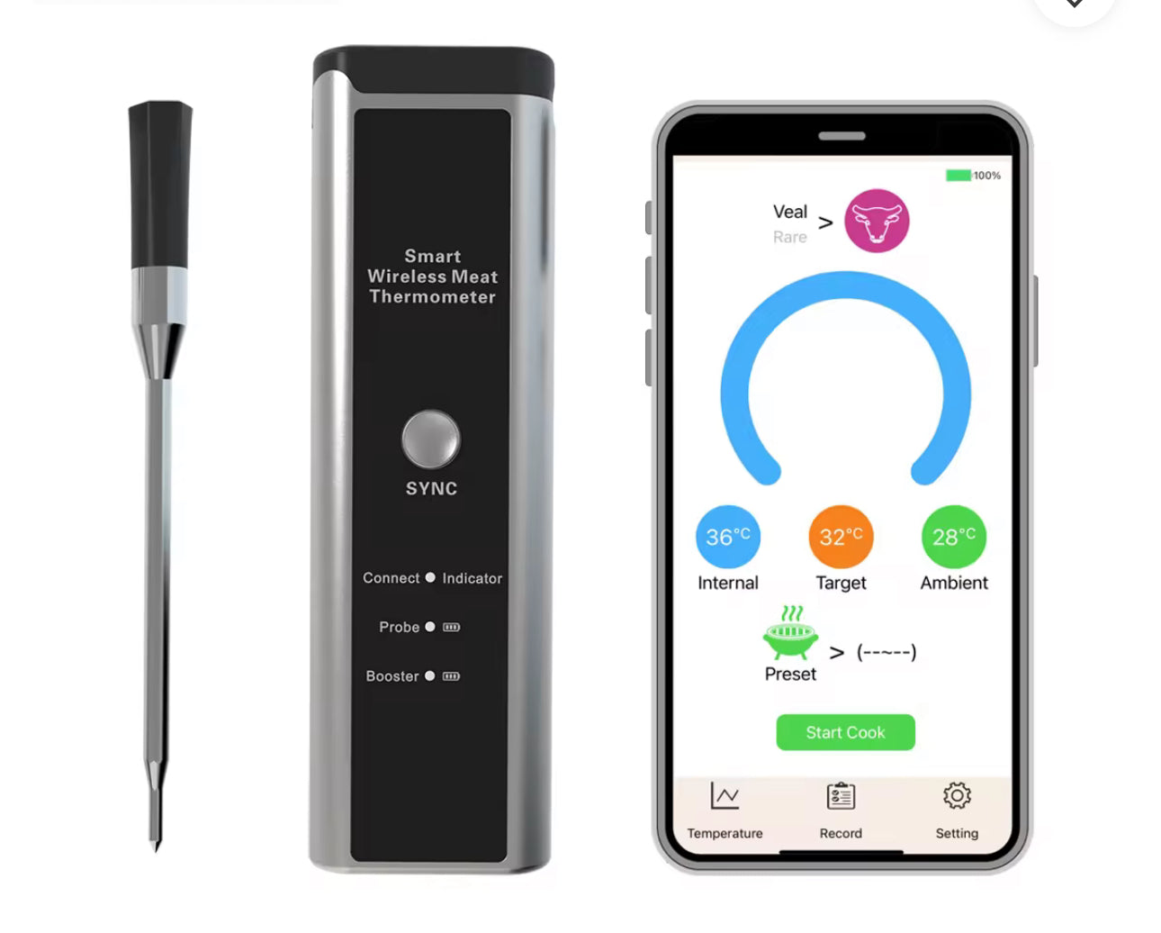 Food Thermometer (Bluetooth)