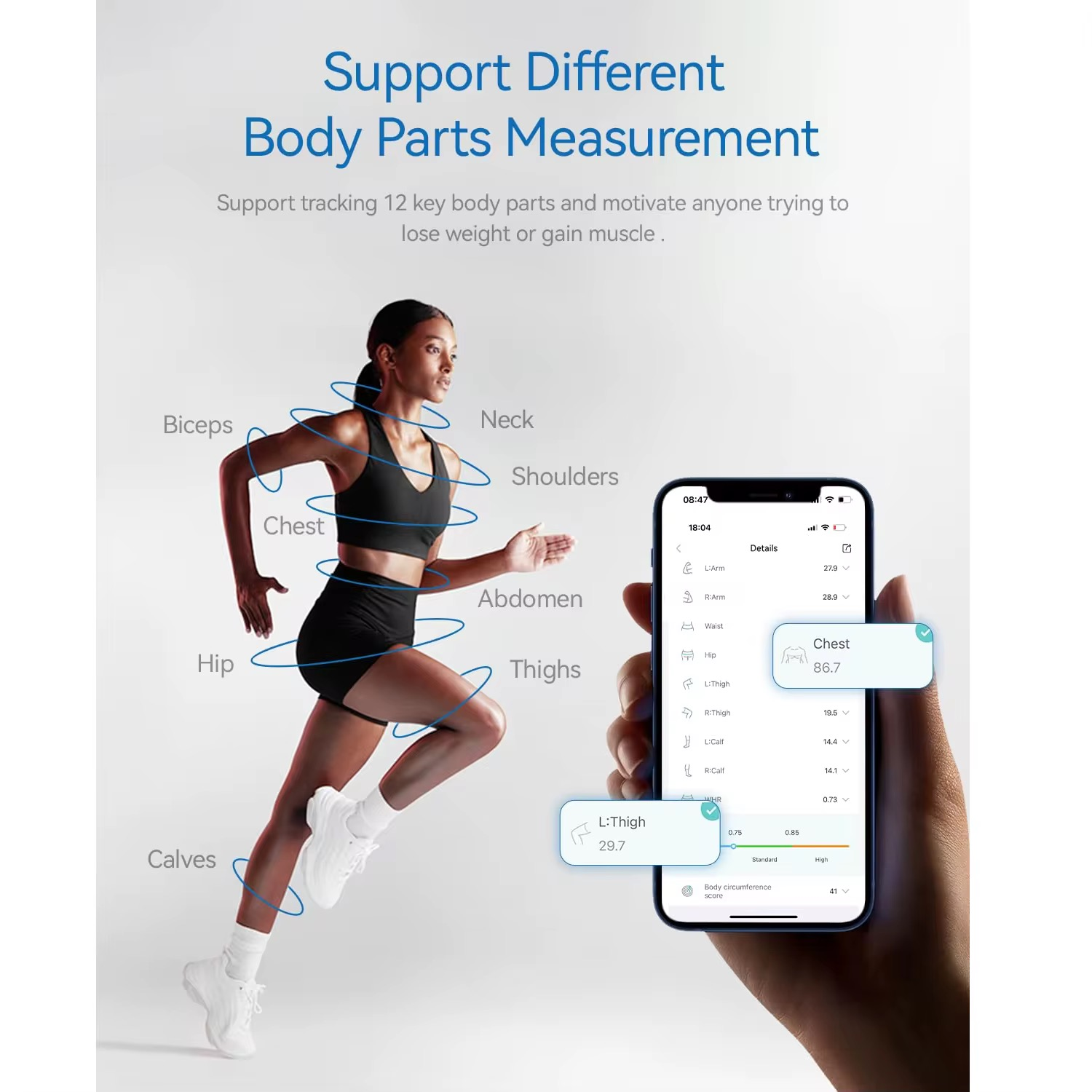Bluetooth Body Measuring Tape